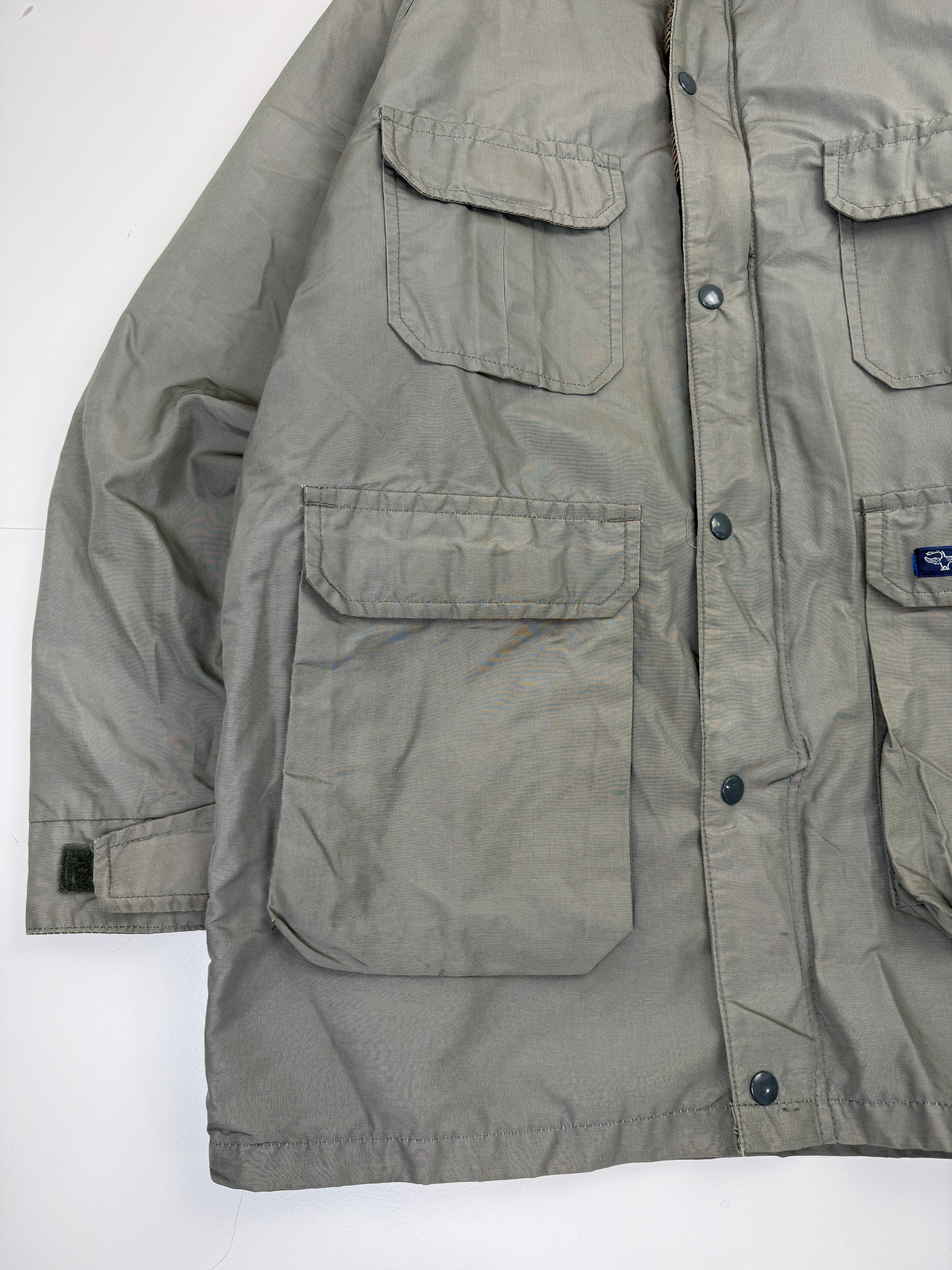 Vintage Canada Goose Wool Lined Parka Jacket Grey