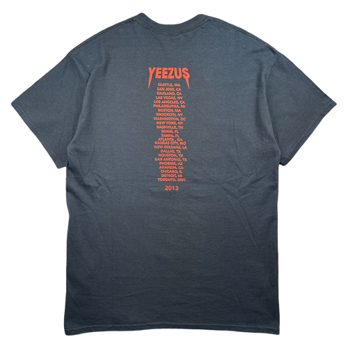 Kanye West Yeezus Skeleton God Wants You Tee Black