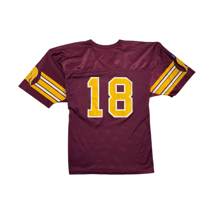 (M) Russell Athletics #18 Football Jersey Burgundy | Vitnage Clothing Store Canada