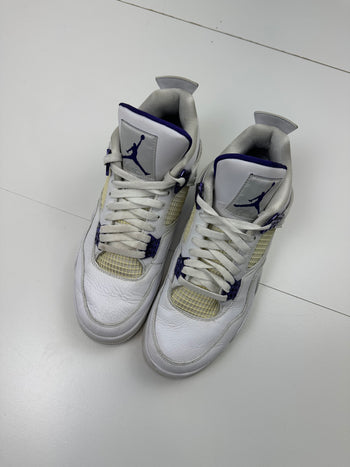 Air Jordan 4 Retro Metallic Purple (USED, NO BOX)