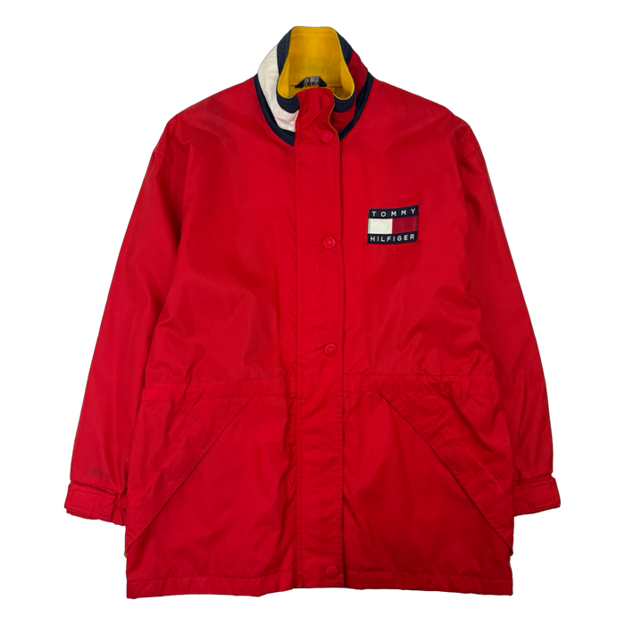 Vintage Tommy Hilfiger Windbreaker Light Jacket Red | Vitnage Clothing Store Canada