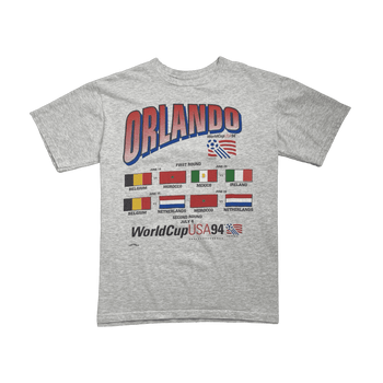 (XL) Vintage '94 Orlando World Cup Tee Light Grey