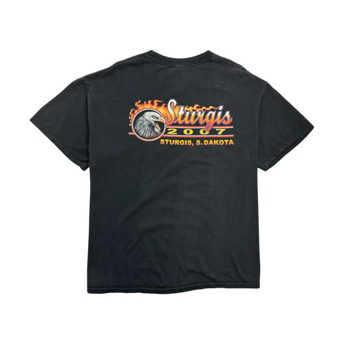 (L) Vintage '07 Sturgis Dakota Tee Black | Vintage Clothing Store Canada