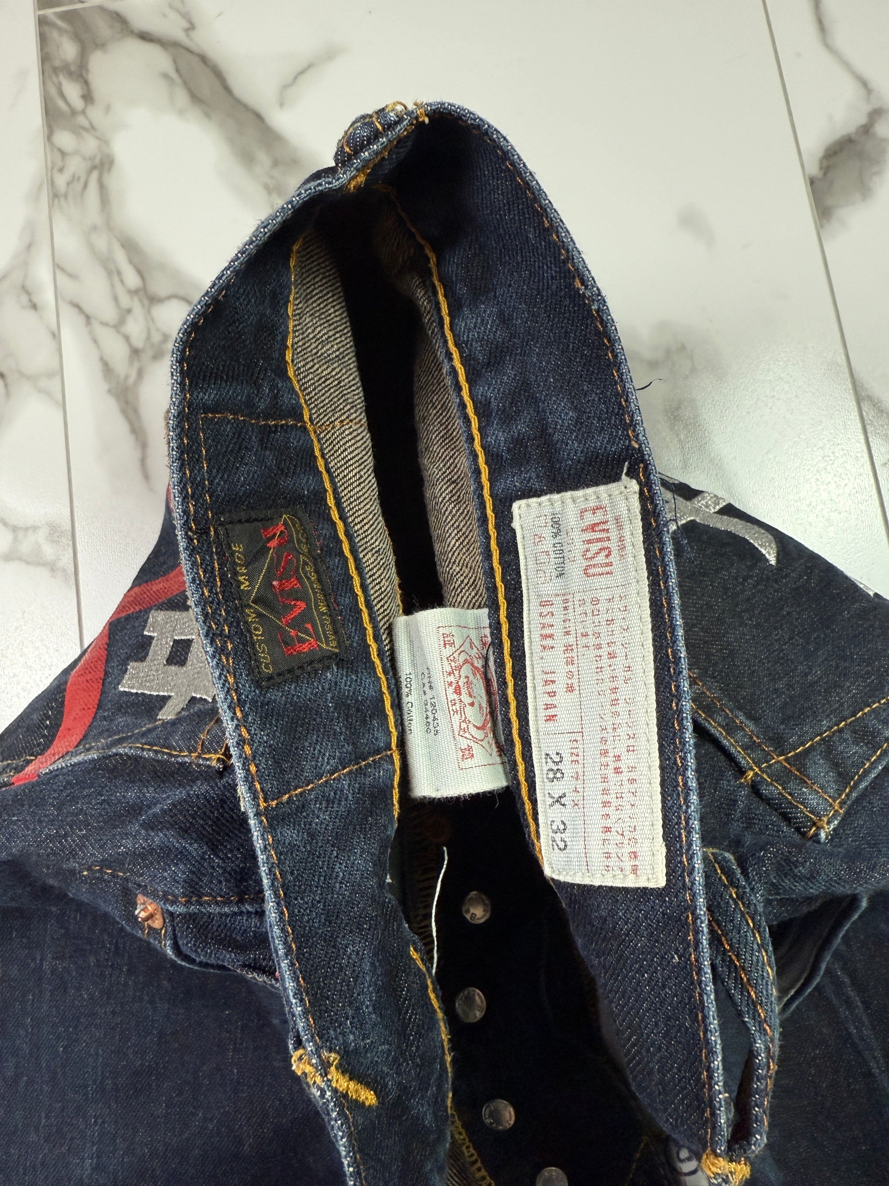 Vintage Evisu 20th Anniversary Seagull Denim Pants