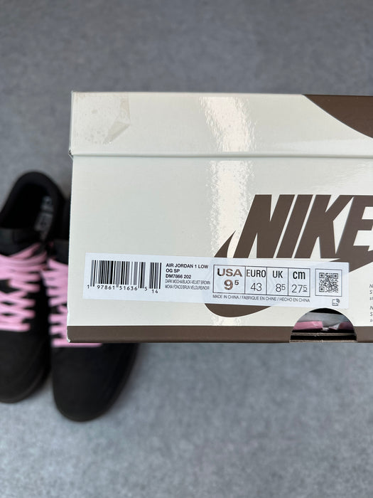 Air Jordan 1 Retro Low OG SP Travis Scott Velvet Brown (USED) | Vitnage Clothing Store Canada