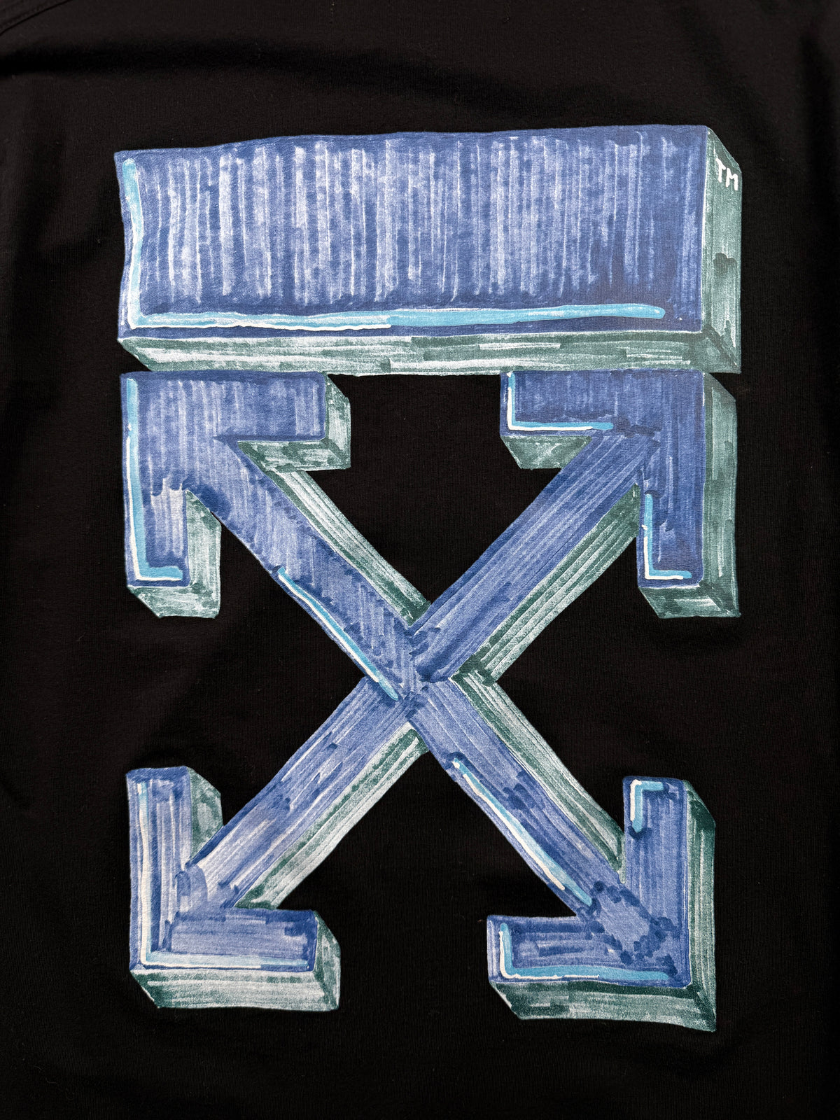 Off-White Marker Arrow Tee Black (USED)