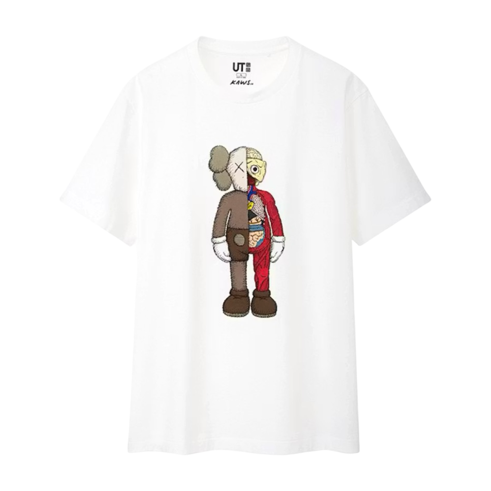 Kaws x Uniqlo Flayed Tee White