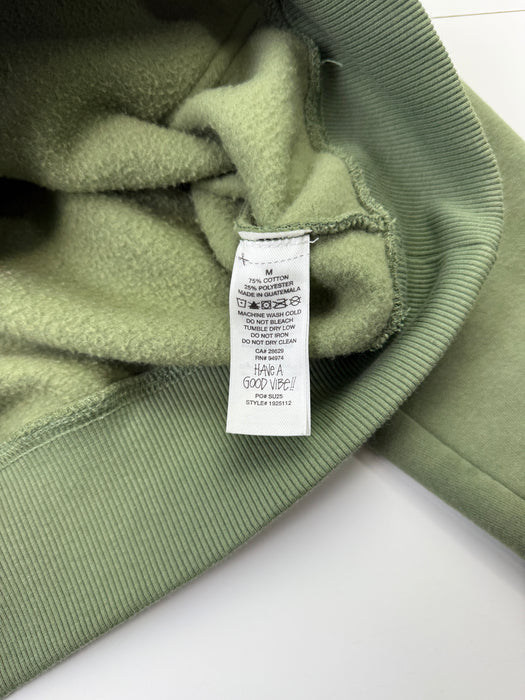 Stussy Cross Dot Hoodie Olive (USED) | Vitnage Clothing Store Canada