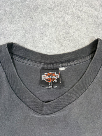 Vintage Harley Davidson Lynchburg Eagle Tee Black