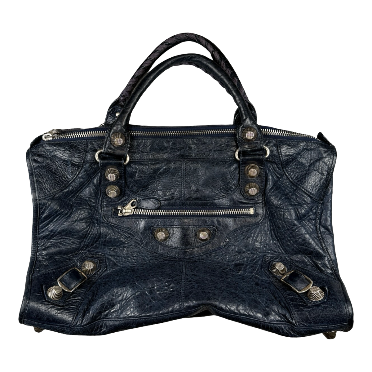 Balenciaga Giant 21 Part Time City Bag Navy