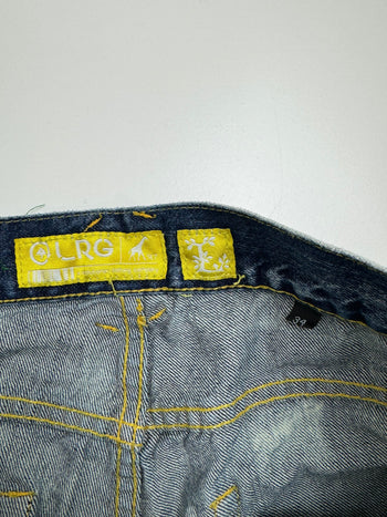 Vintage Y2K LRG Denim Jeans Acid Washed