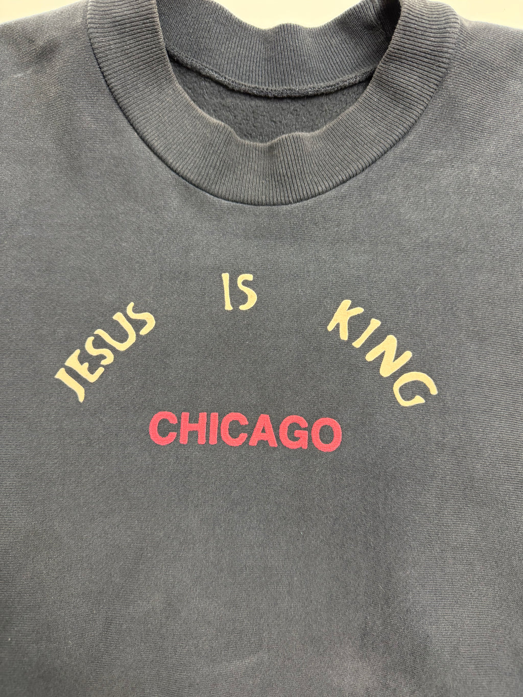 Kanye West Jesus Is King Chicago Crewneck Black (USED)