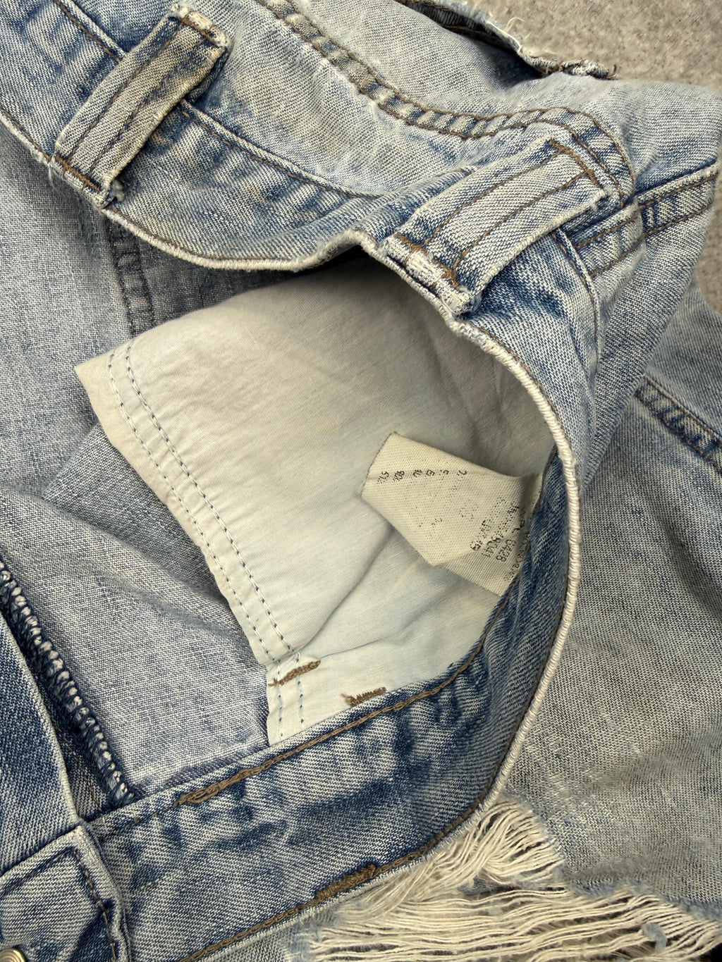 WRG Jean Co. Distressed Carpenter Denim Shorts