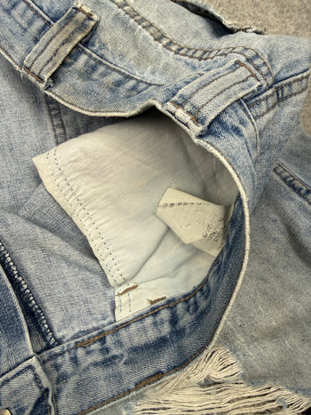 WRG Jean Co. Distressed Carpenter Denim Shorts