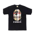 BAPE A Bathing Ape Check By Bathing Tee Black