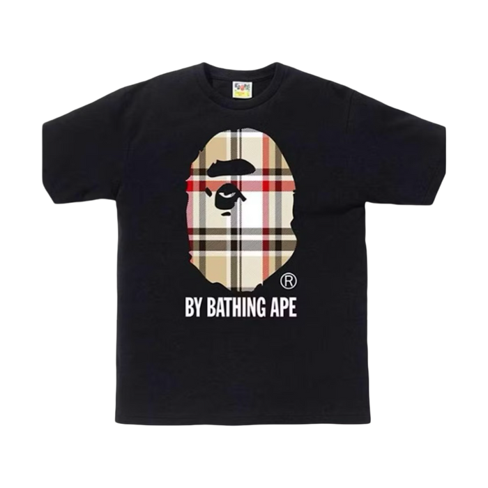 BAPE A Bathing Ape Check By Bathing Tee Black | Vitnage Clothing Store Canada