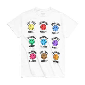 Chinatown Market Smiley Color Tee White