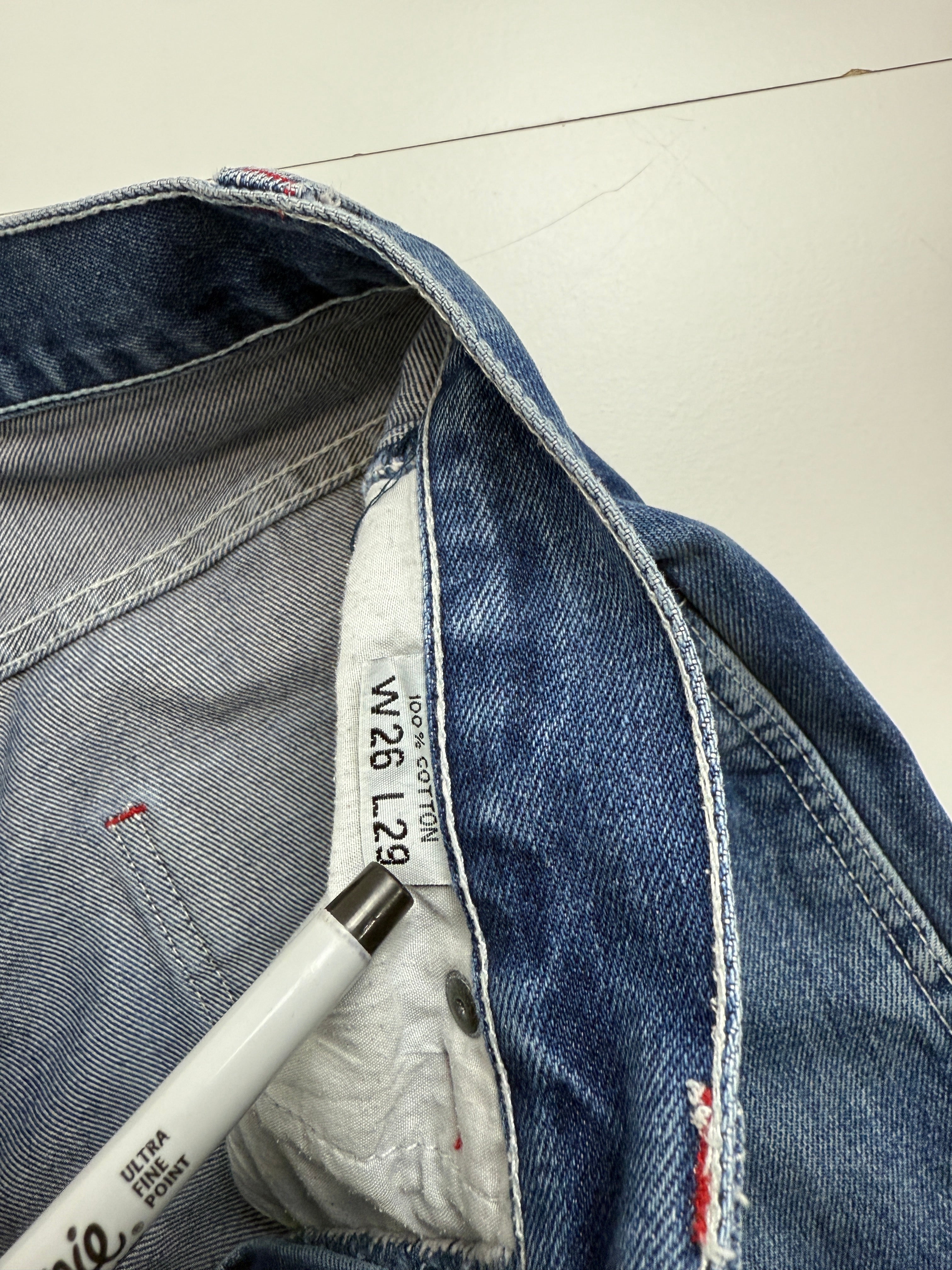 Blind Embroidered Carpenter Denim Pants