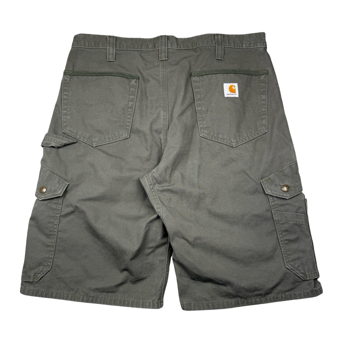 Carhartt Relaxed Fit Carpenter Cargo Shorts Moss Green | Vitnage Clothing Store Canada