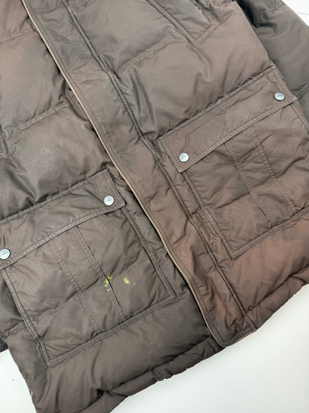 Burberry Puffer Coat Brown