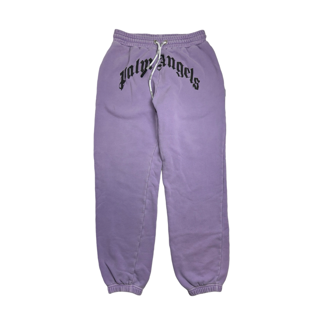 Palm Angels Curved Logo Sweatpants Lilac (USED)