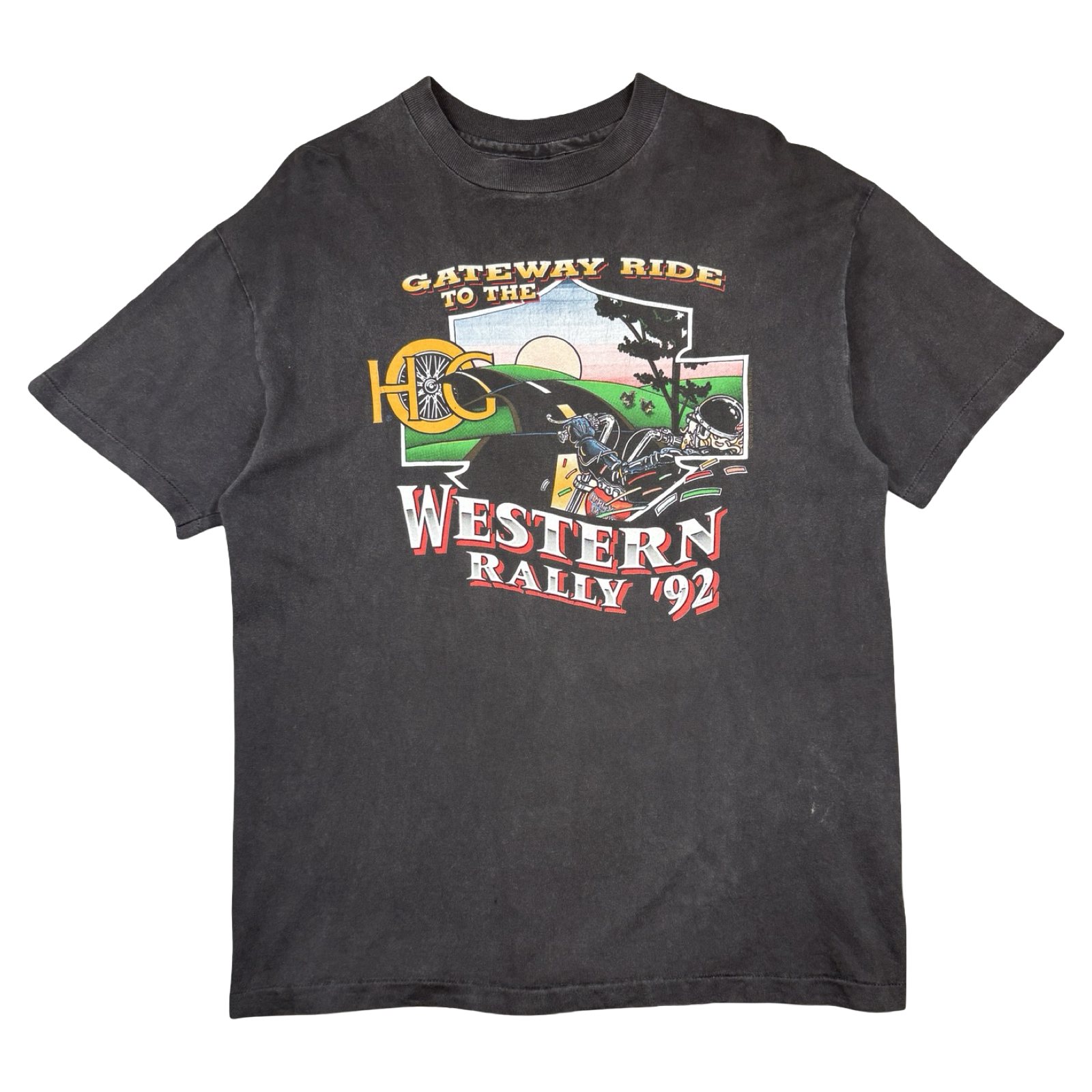 Vintage Harley Davidson Western Rally Tee Black