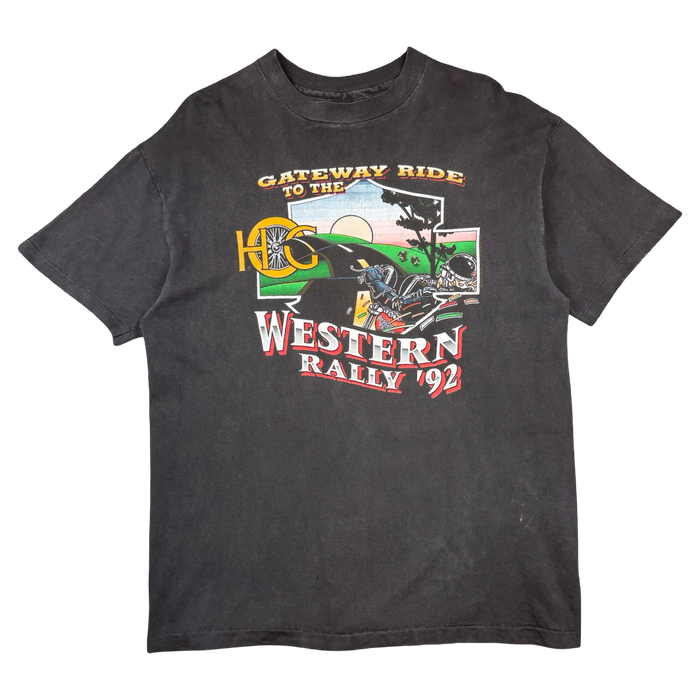 Vintage Harley Davidson Western Rally Tee Black | Vitnage Clothing Store Canada