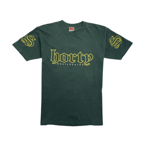 (L) Vintage Shorty's Skateboard Tee Olive | Vintage Clothing Store Canada