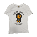 Women’s Chrome Hearts x BAPE Baby Milo Tee White