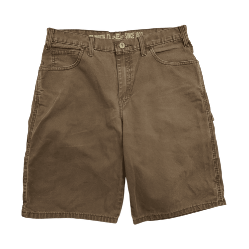 (32) Dickies Relaxed Fit Carpenter Shorts Brown | Vintage Clothing Store Canada