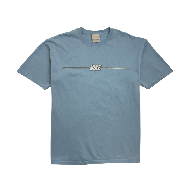 Vintage 2000s Nike Spell Out Tee Baby Blue