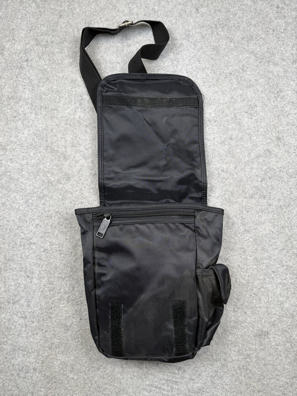 Vintage Stussy Nylon Crossbody Bag Black