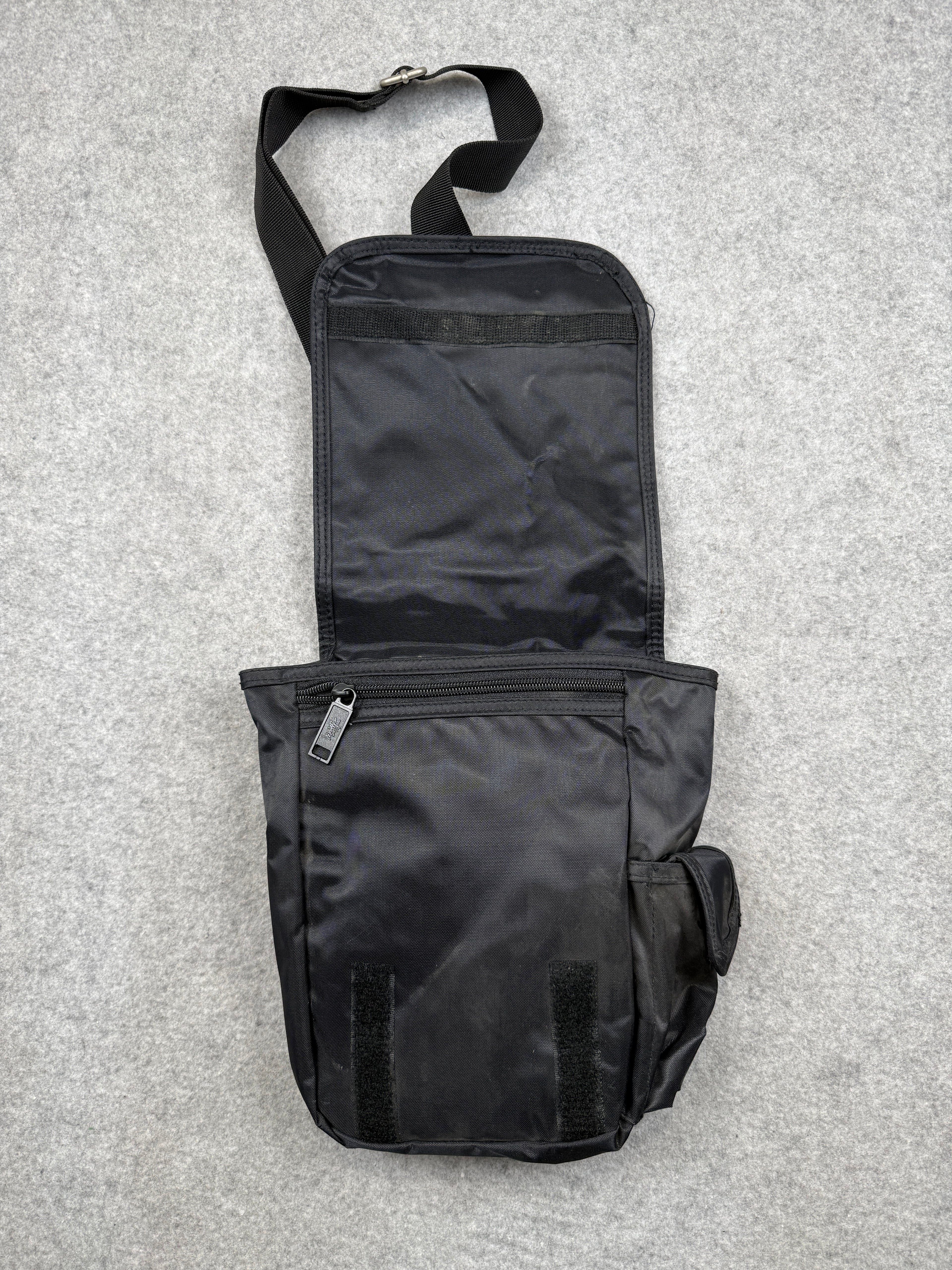 Vintage Stussy Nylon Crossbody Bag Black