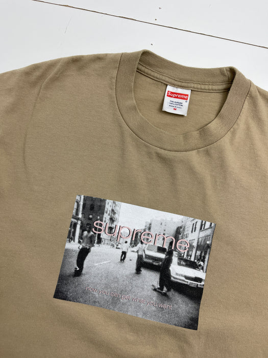 Supreme Crew 96 Tee Khaki (USED) | Vitnage Clothing Store Canada