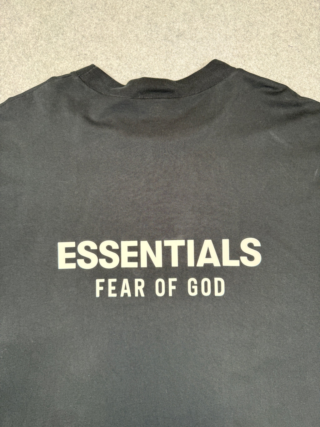 Fear Of God Essentials Logo L/S Tee Black (USED)