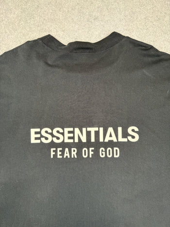 Fear Of God Essentials Logo L/S Tee Black (USED)