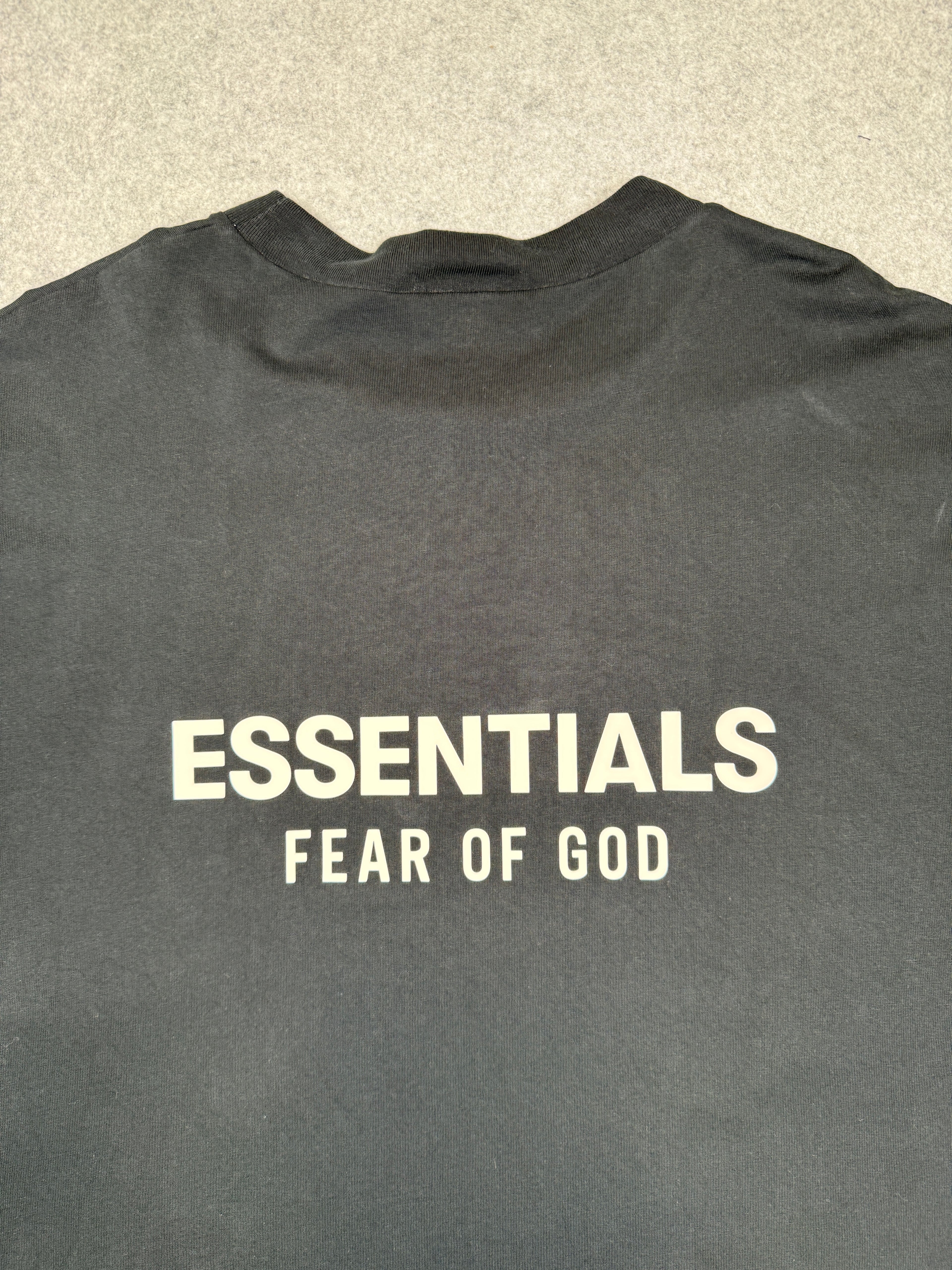 Fear Of God Essentials Logo L/S Tee Black (USED)