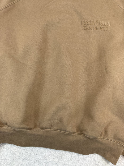 Essentials Fear Of God Sweatshirt Wood (USED) | Vitnage Clothing Store Canada