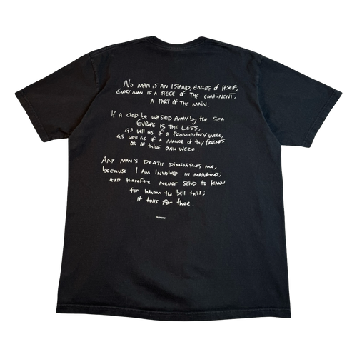 Supreme x Corteiz Rules The World Tee Black (USED) | Vintage Clothing Store Canada
