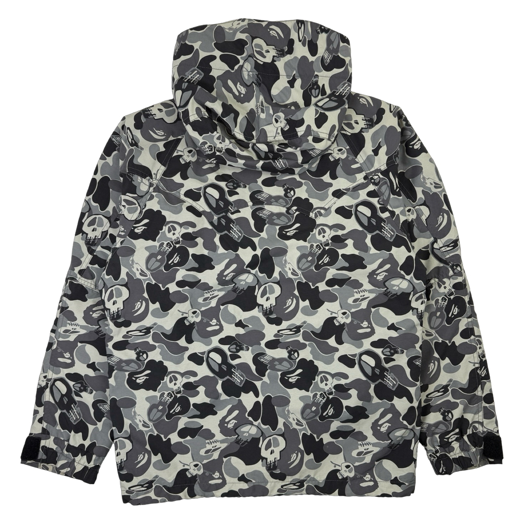 Stussy x BAPE Skull Camo Snowboard Jacket Grey (USED)