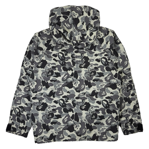 Stussy x BAPE Skull Camo Snowboard Jacket Grey (USED) | Vintage Clothing Store Canada