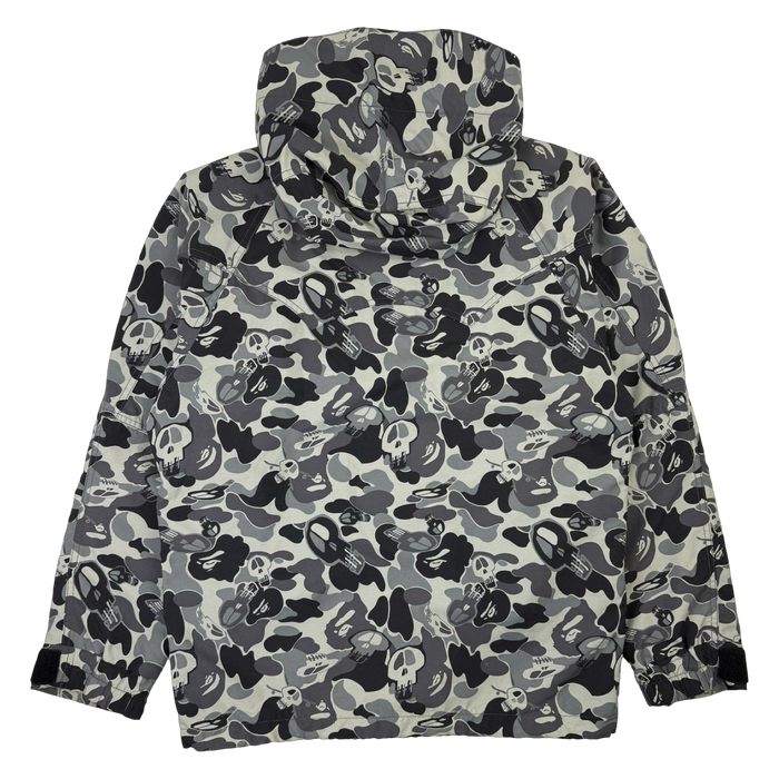 Stussy x BAPE Skull Camo Snowboard Jacket Grey (USED) | Vitnage Clothing Store Canada