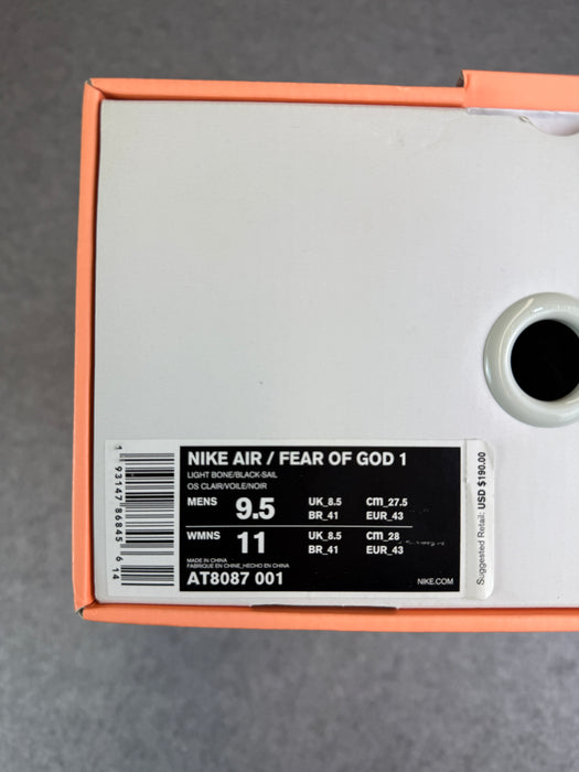 Nike Air Fear Of God Raid Light Bone (USED) | Vitnage Clothing Store Canada