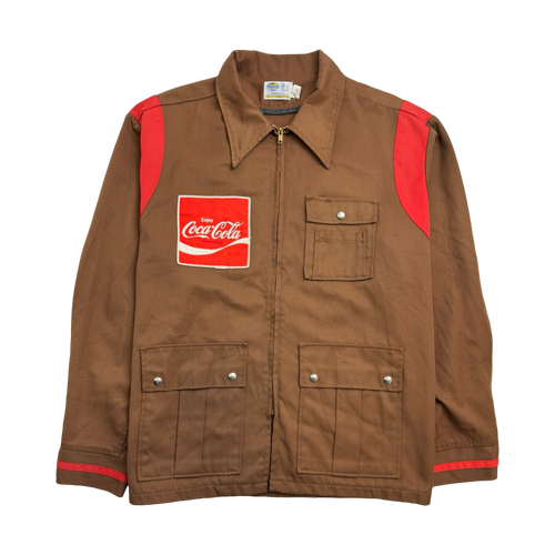 (XL) Vintage 70s Coca Cola Jacket Brown | Vintage Clothing Store Canada