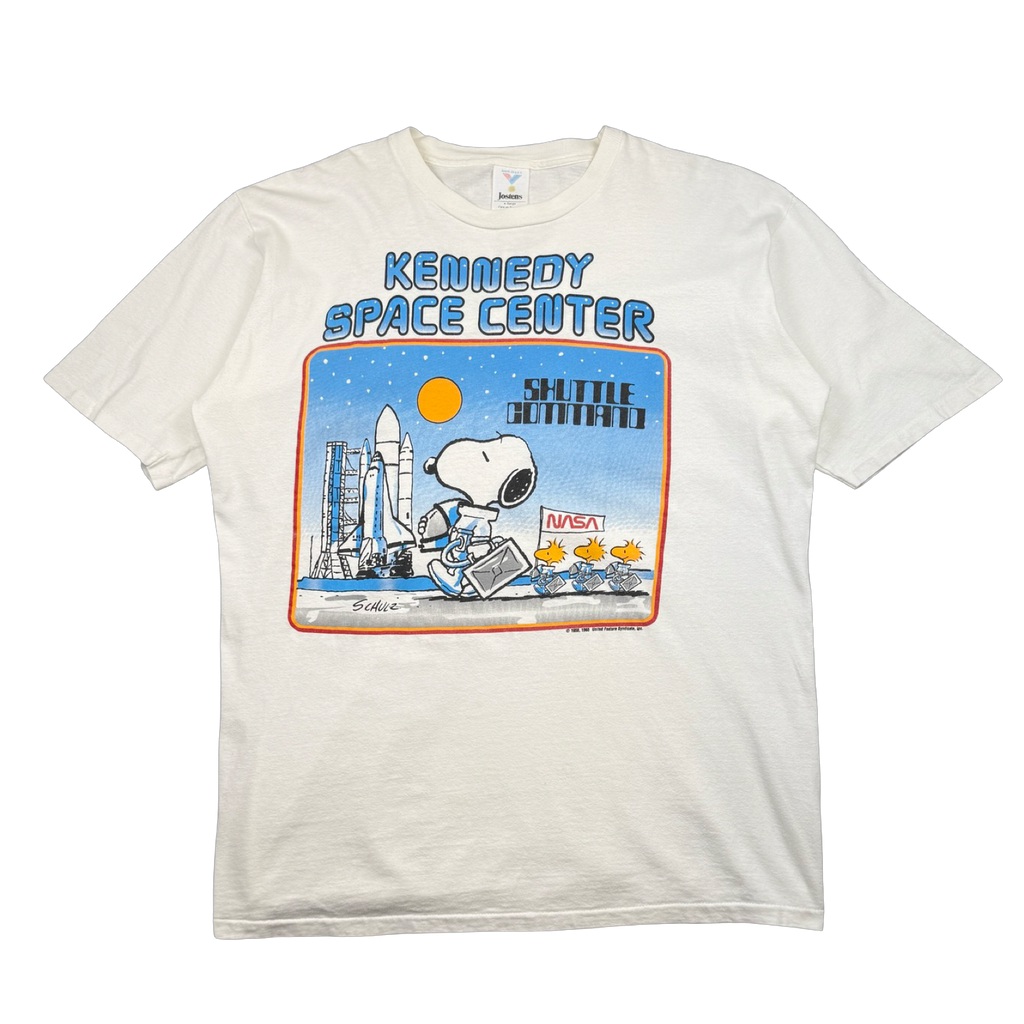 Vintage Snoopy Kennedy Space Center Tee White