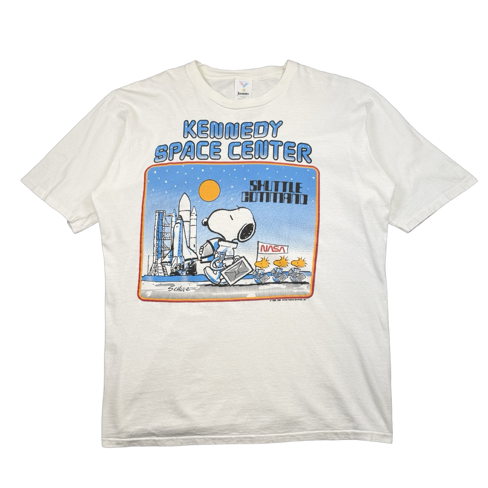 Vintage Snoopy Kennedy Space Center Tee White