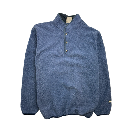 (M) Vintage Helly Hansen Fleece Washed Navy | Vintage Clothing Store Canada