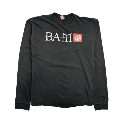 (L) Vintage BAM Element L/S Tee Black | Vintage Clothing Store Canada