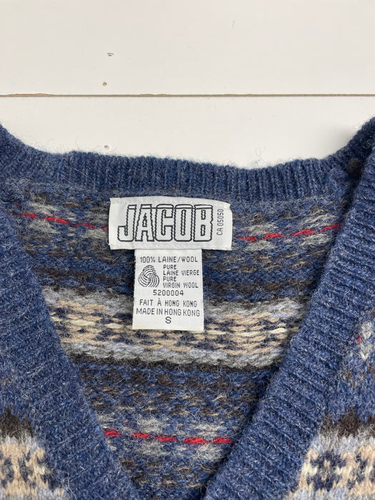 (S) Vintage Jacob Knit Vest | Vitnage Clothing Store Canada