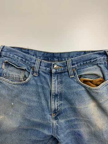 Vintage Carhartt Denim Pants Blue